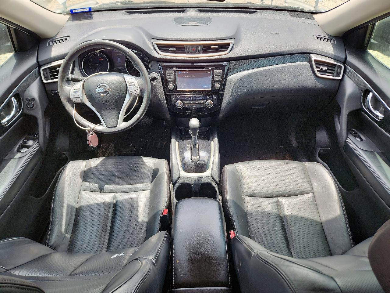 2014 Nissan Rogue Sl White vin: 5N1AT2MT8EC769813