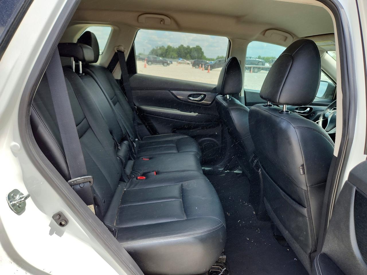 2014 Nissan Rogue Sl White vin: 5N1AT2MT8EC769813