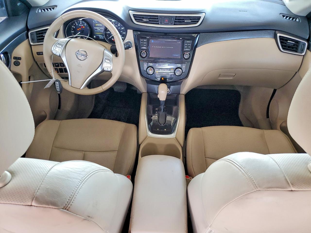 2014 Nissan Rogue Sl Red vin: 5N1AT2MT8EC777426