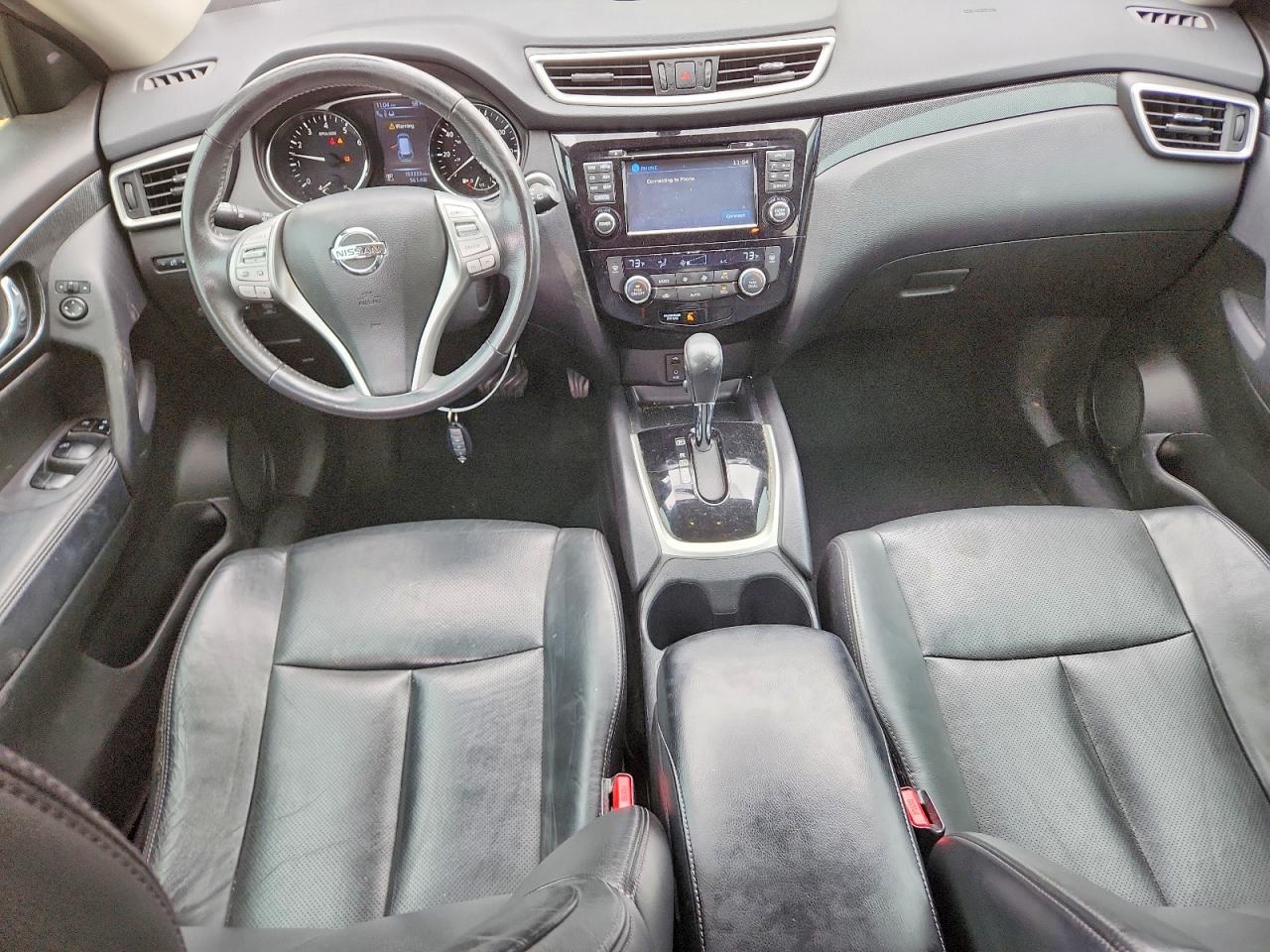 2014 Nissan Rogue Sl Burgundy vin: 5N1AT2MT8EC778396