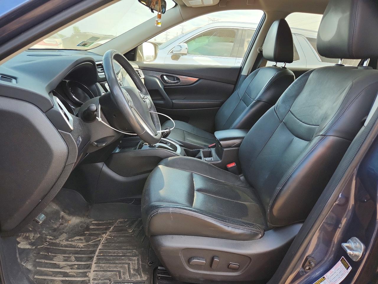 2014 Nissan Rogue Sl Black vin: 5N1AT2MT8EC782352