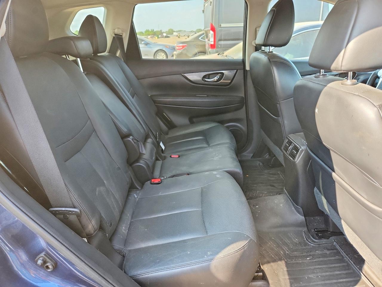 2014 Nissan Rogue Sl Black vin: 5N1AT2MT8EC782352