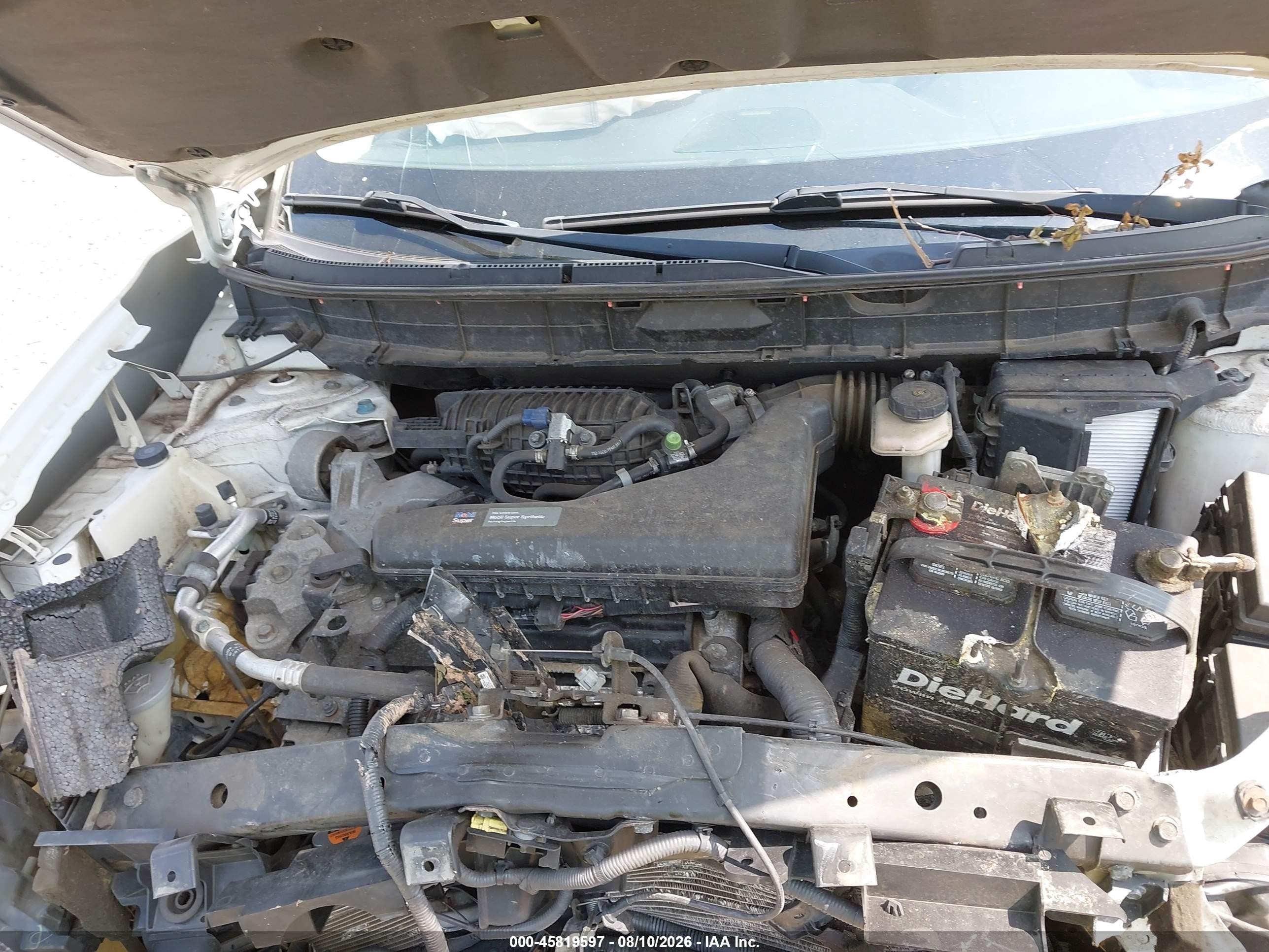 2014 Nissan Rogue Sl White vin: 5N1AT2MT8EC784019