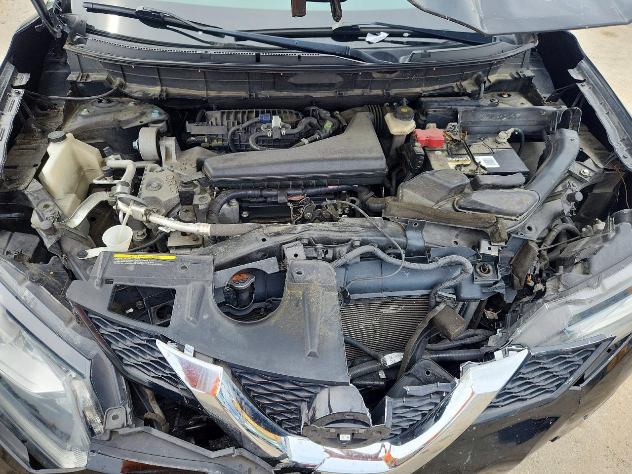 2014 Nissan Rogue S Black vin: 5N1AT2MT8EC784621