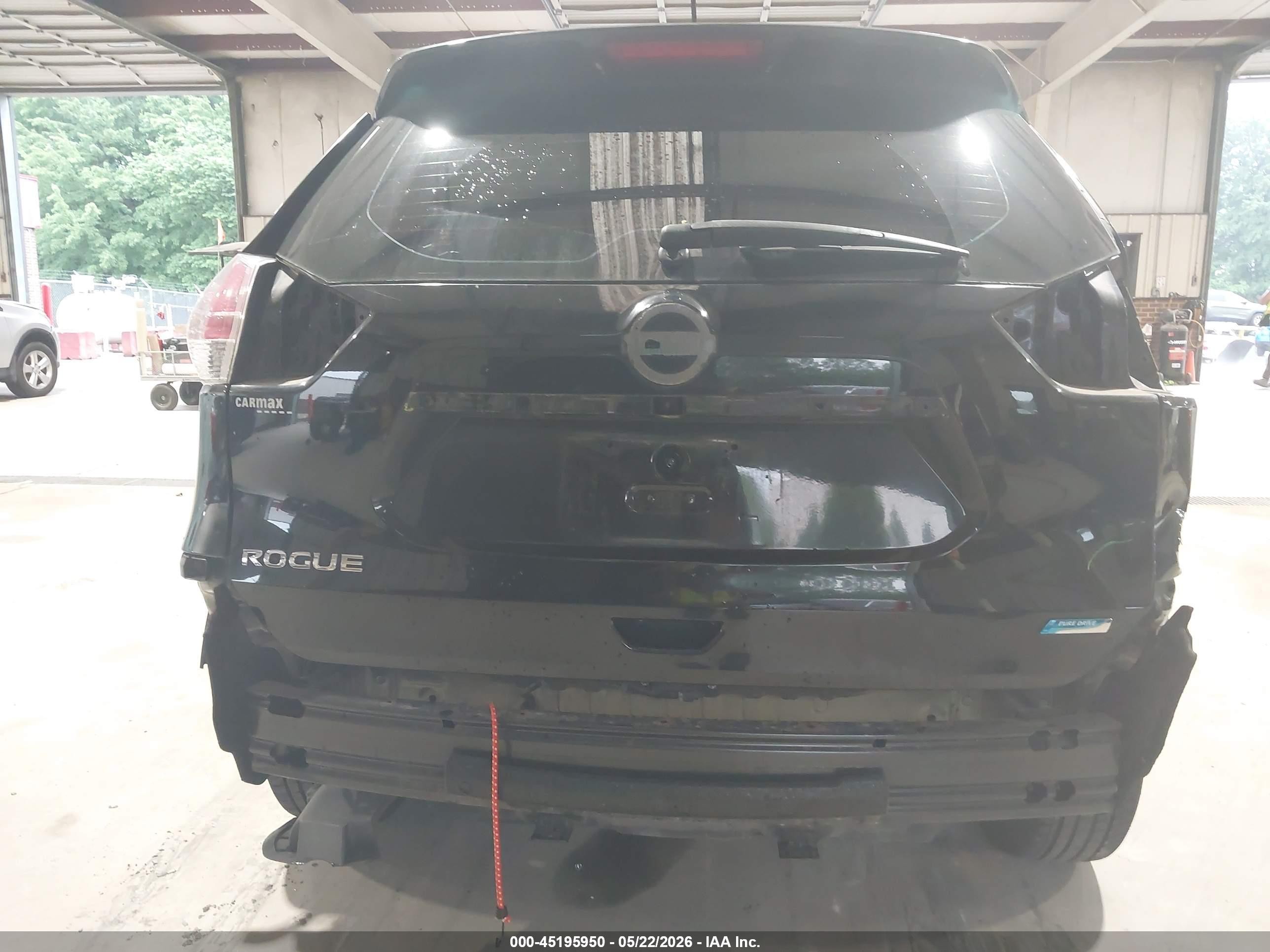 2014 Nissan Rogue S Black vin: 5N1AT2MT8EC808383