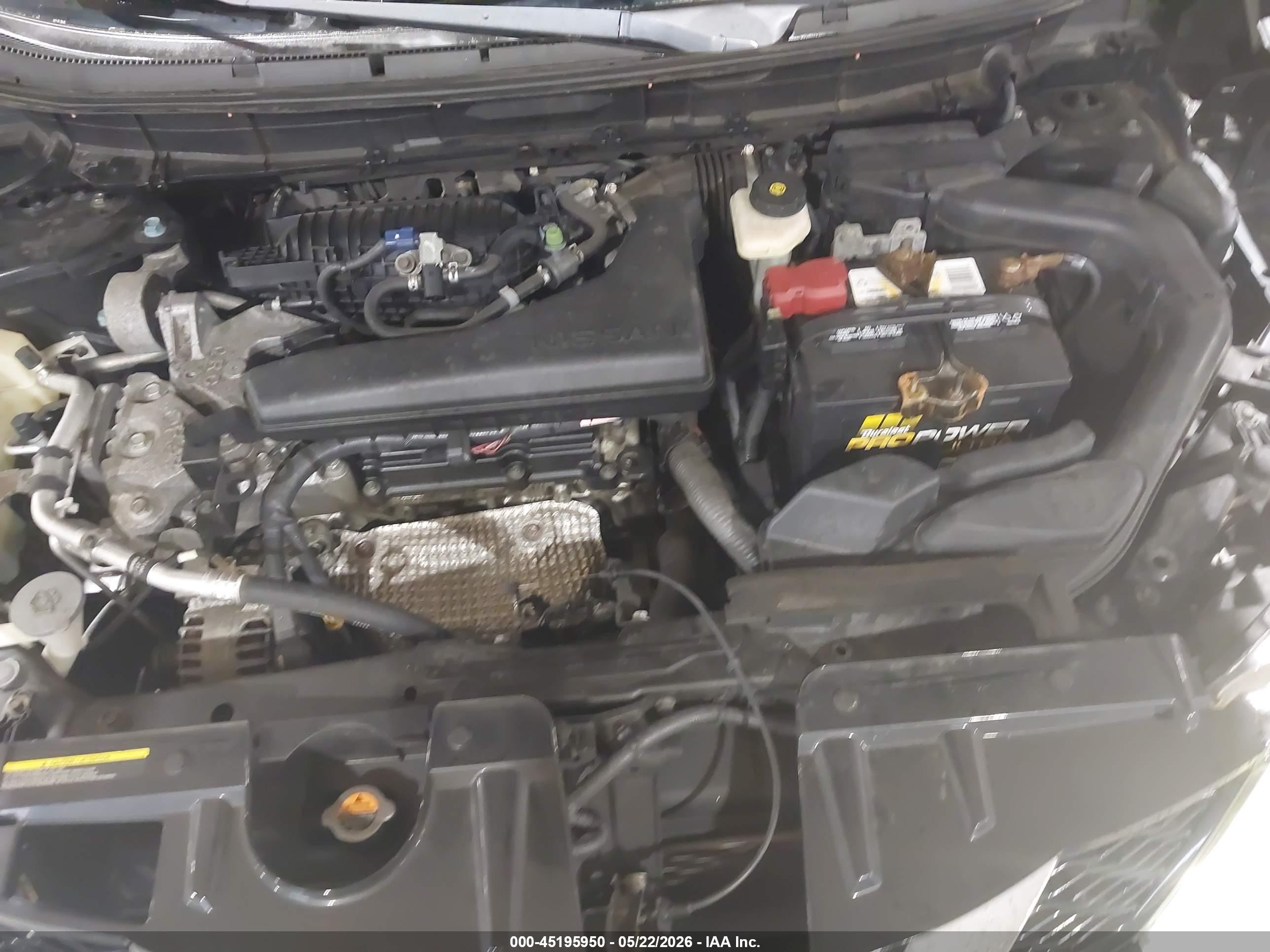 2014 Nissan Rogue S Black vin: 5N1AT2MT8EC808383