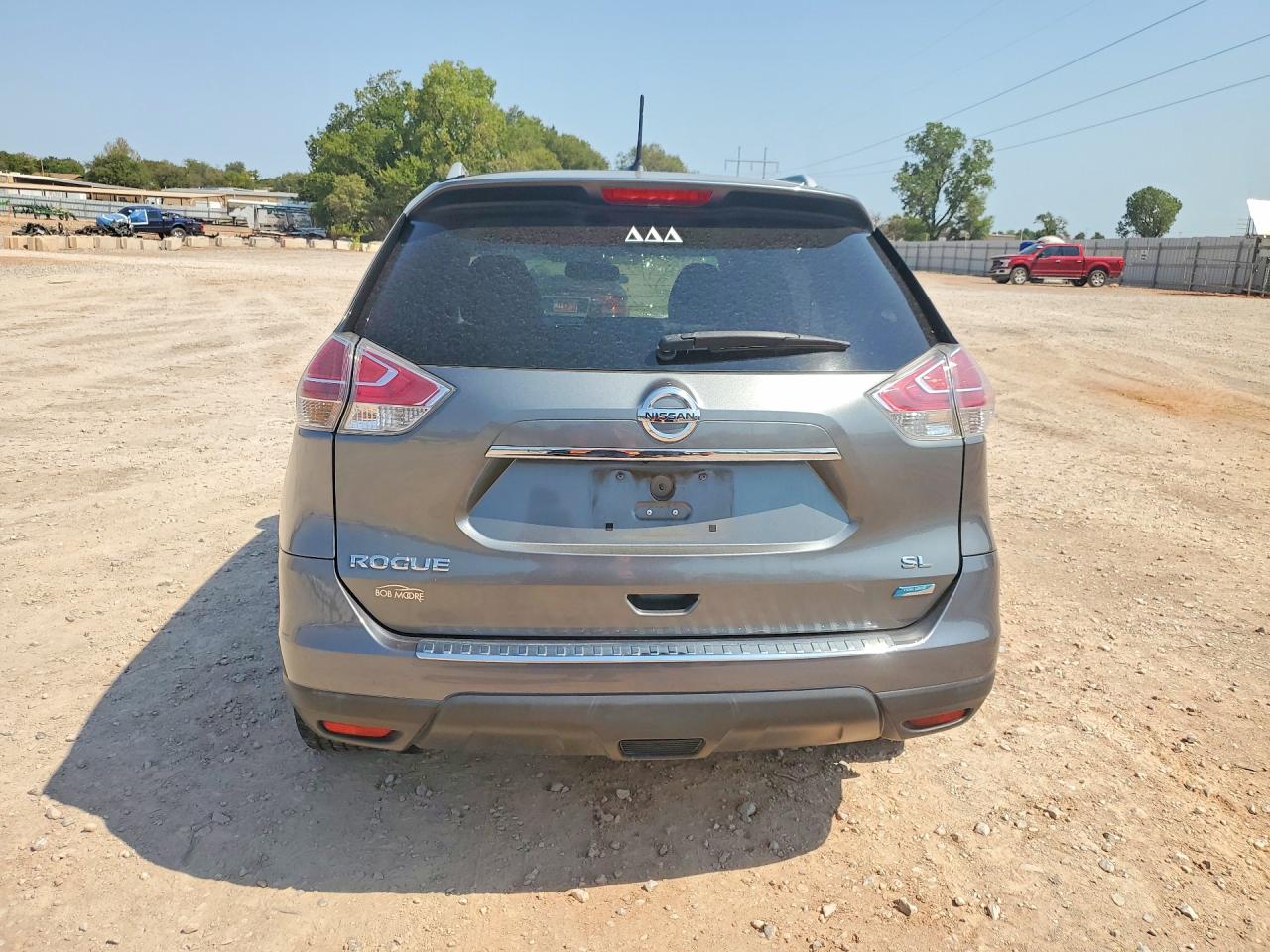2014 Nissan Rogue Sl Gray vin: 5N1AT2MT8EC808562