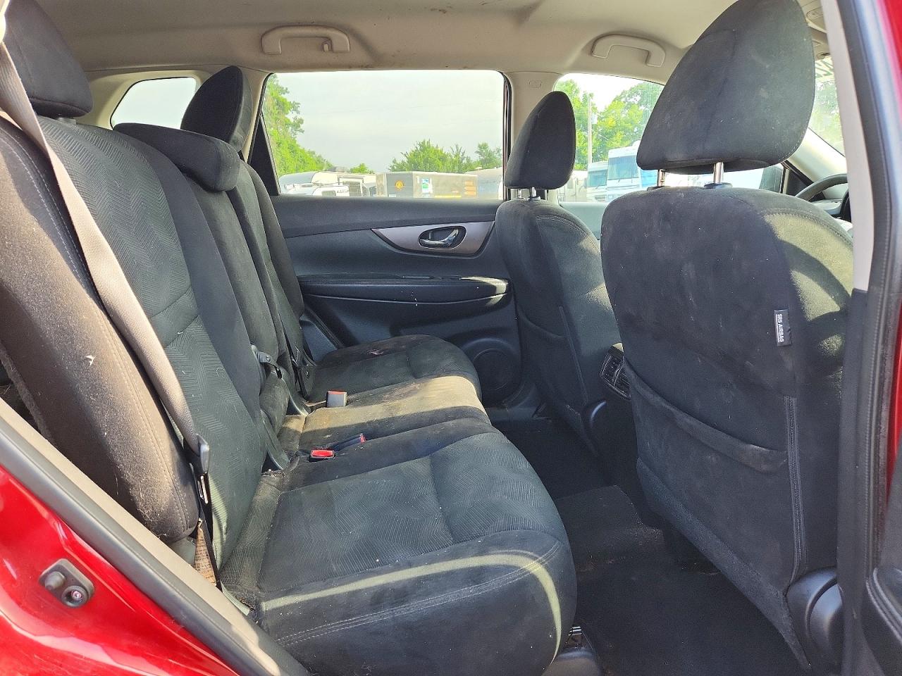 2014 Nissan Rogue Sv Красный vin: 5N1AT2MT8EC814569