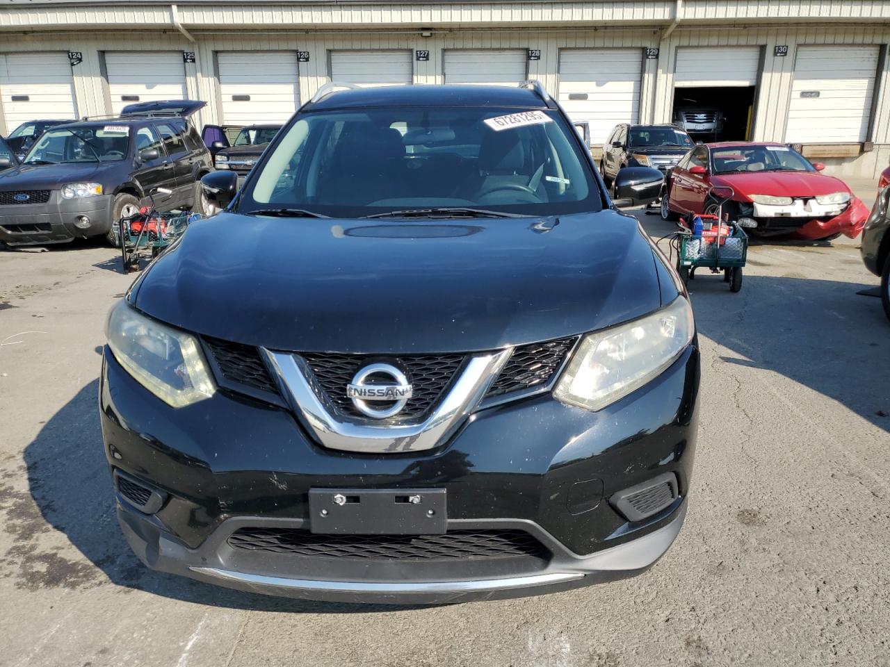2014 Nissan Rogue S Black vin: 5N1AT2MT8EC823711