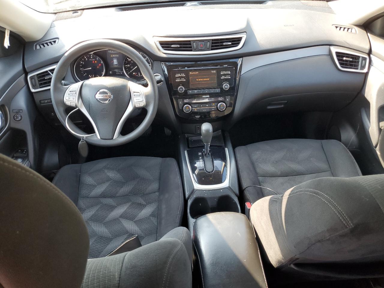 2014 Nissan Rogue S Black vin: 5N1AT2MT8EC823711