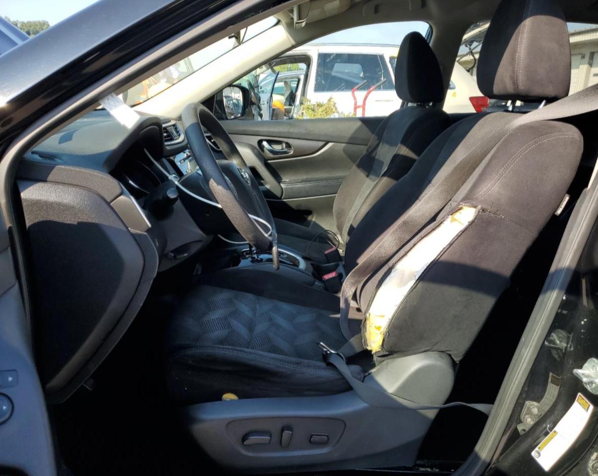 2014 Nissan Rogue S Black vin: 5N1AT2MT8EC823711