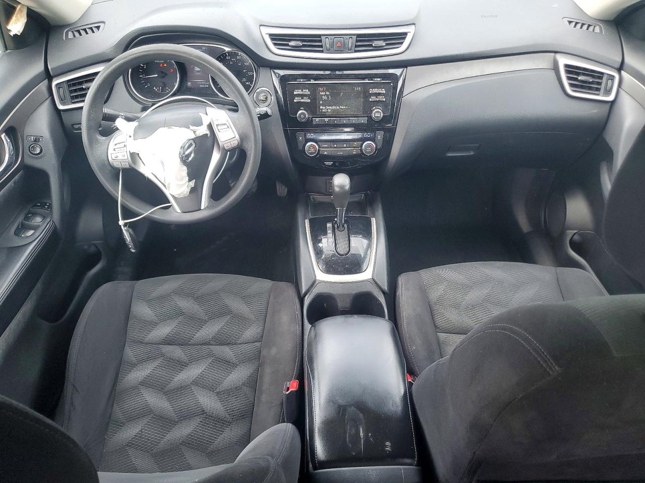 2014 Nissan Rogue S Black vin: 5N1AT2MT8EC823711