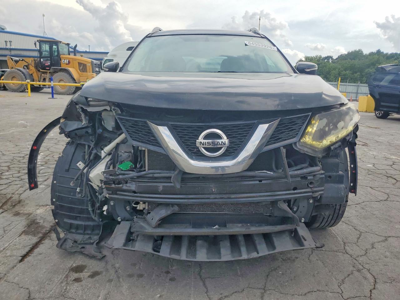 2014 Nissan Rogue S Black vin: 5N1AT2MT8EC823711