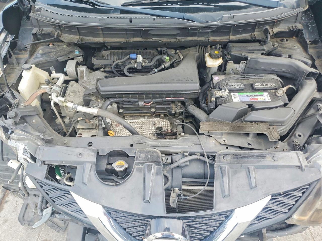 2014 Nissan Rogue S Black vin: 5N1AT2MT8EC823711