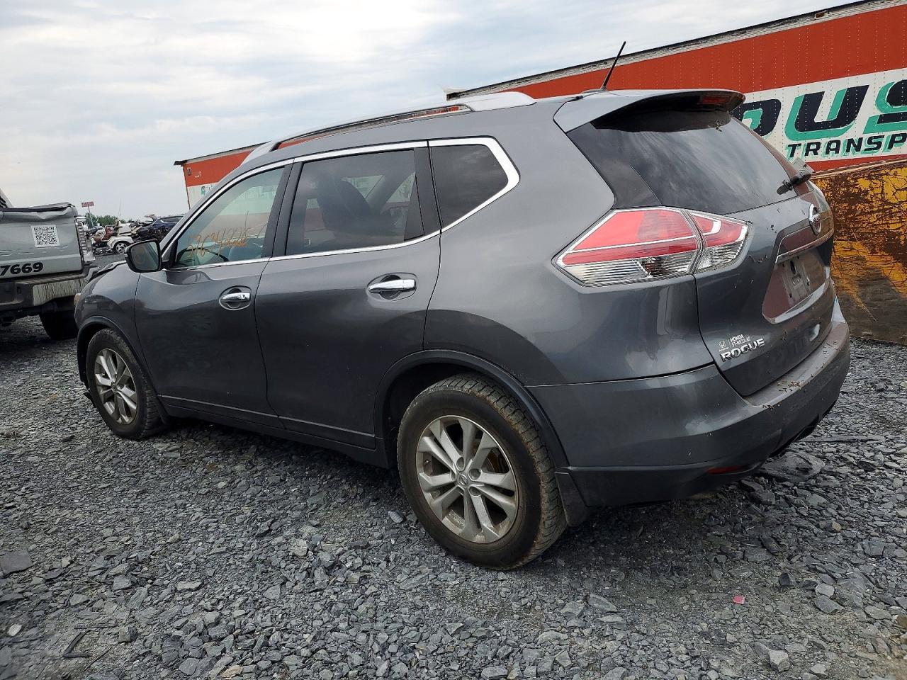 2015 Nissan Rogue S Gray vin: 5N1AT2MT8FC753242