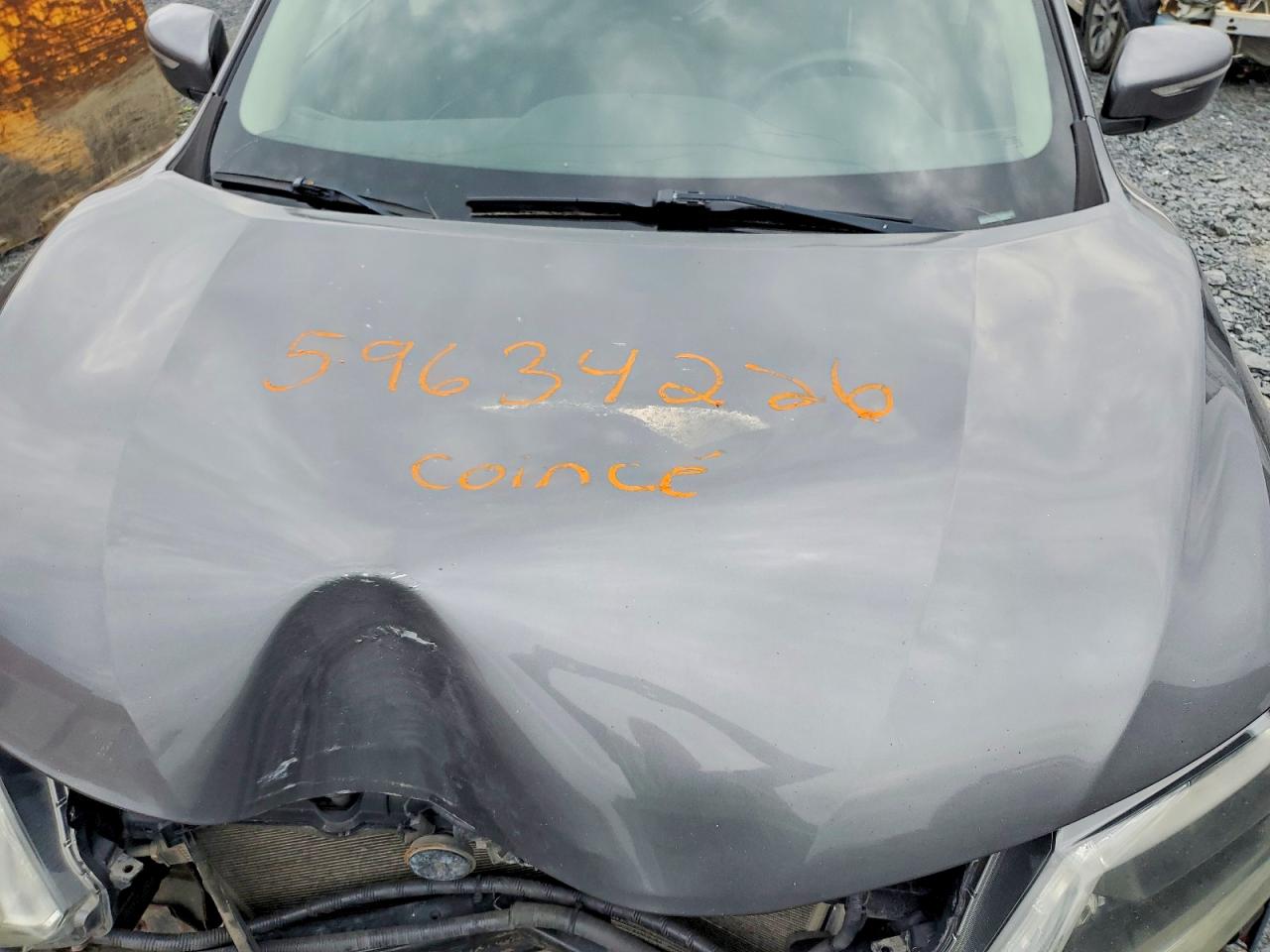 2015 Nissan Rogue S Gray vin: 5N1AT2MT8FC753242
