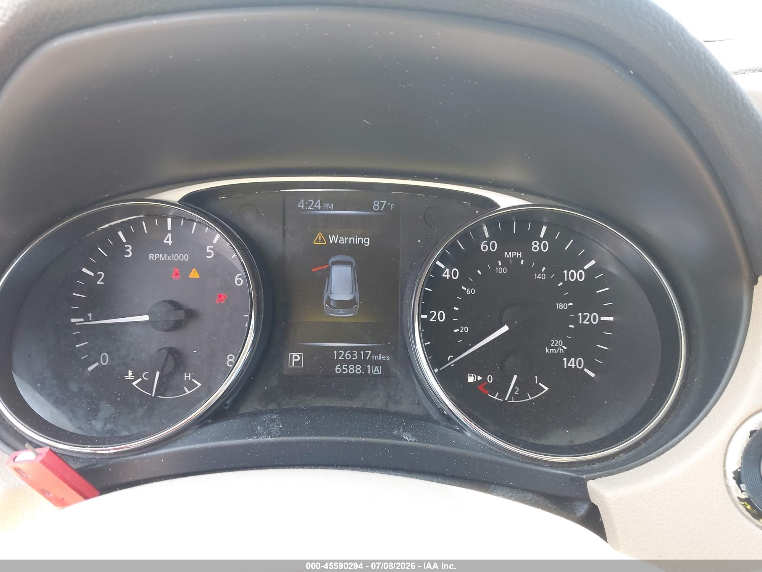 2015 Nissan Rogue Sl White vin: 5N1AT2MT8FC759963
