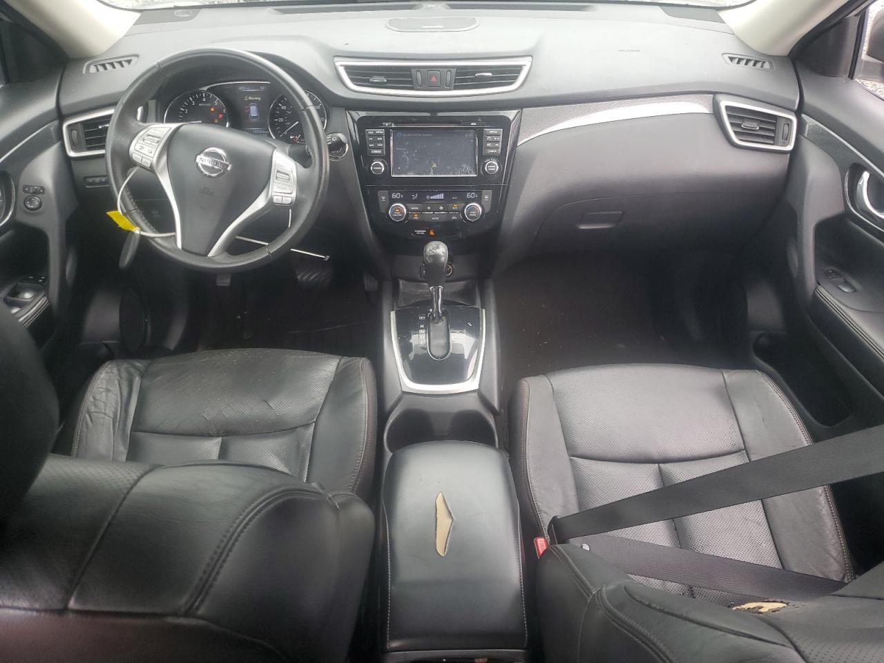 2015 Nissan Rogue Sl Серебряный vin: 5N1AT2MT8FC762393