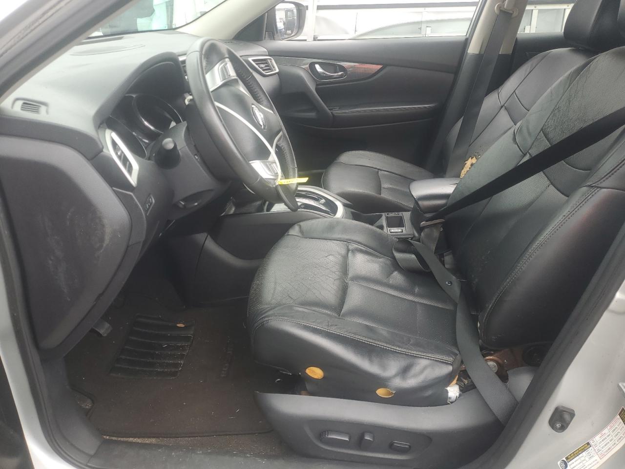 2015 Nissan Rogue Sl Серебряный vin: 5N1AT2MT8FC762393
