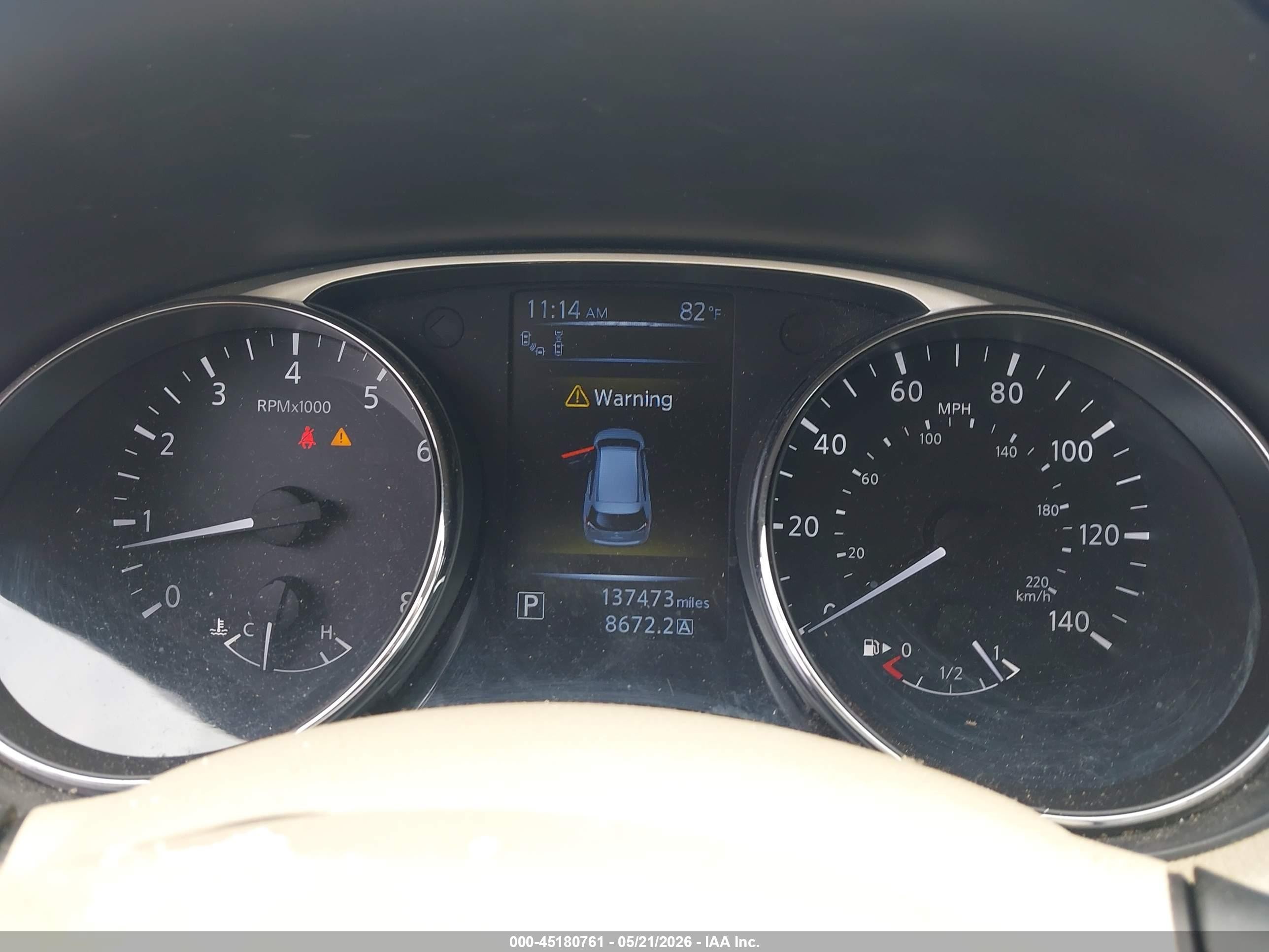 2015 Nissan Rogue Sl Серый vin: 5N1AT2MT8FC787519