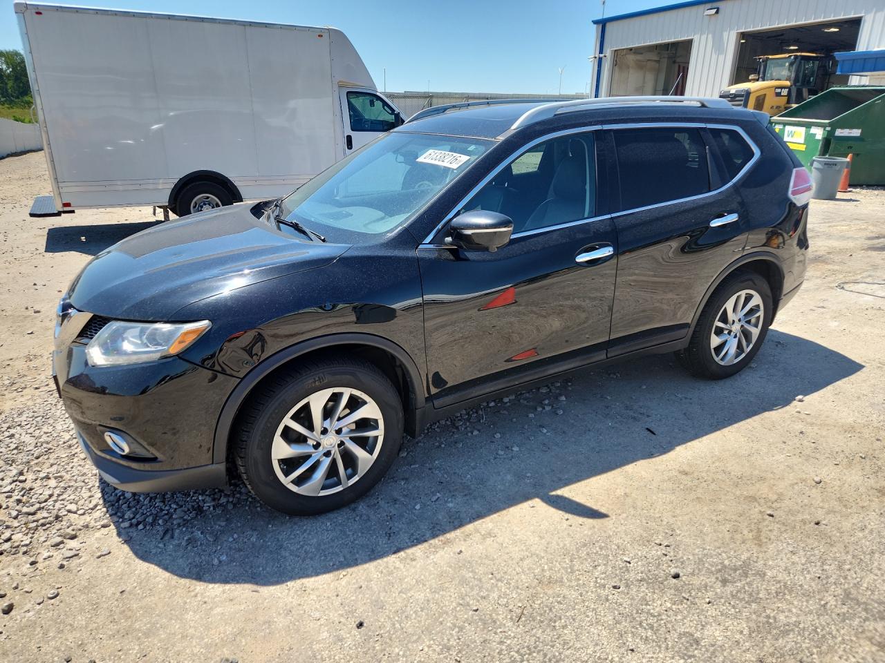 2015 Nissan Rogue Sl Черный vin: 5N1AT2MT8FC796852