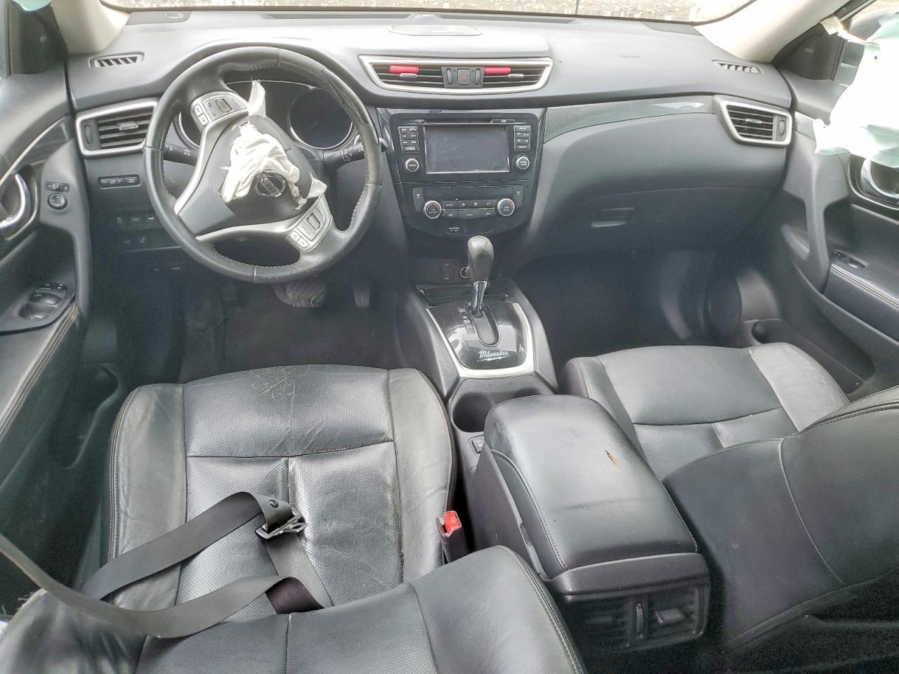 2015 Nissan Rogue Sl Белый vin: 5N1AT2MT8FC808370