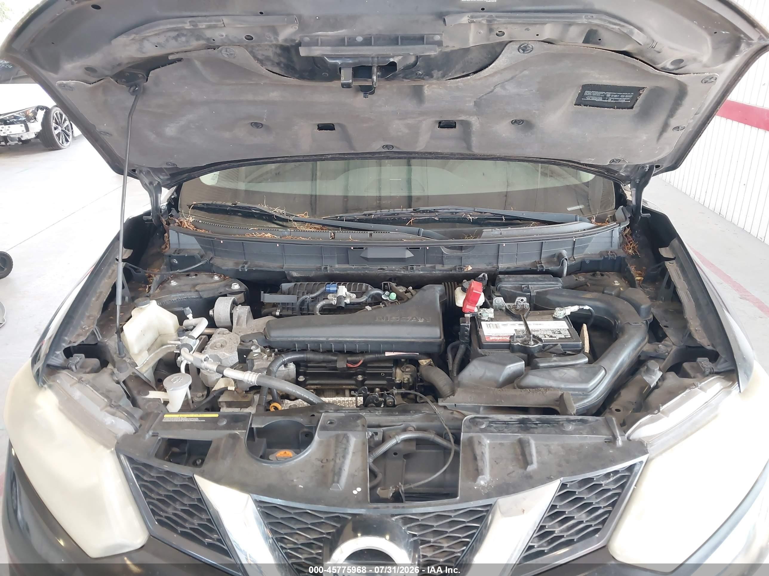 2015 Nissan Rogue Sl Black vin: 5N1AT2MT8FC847671