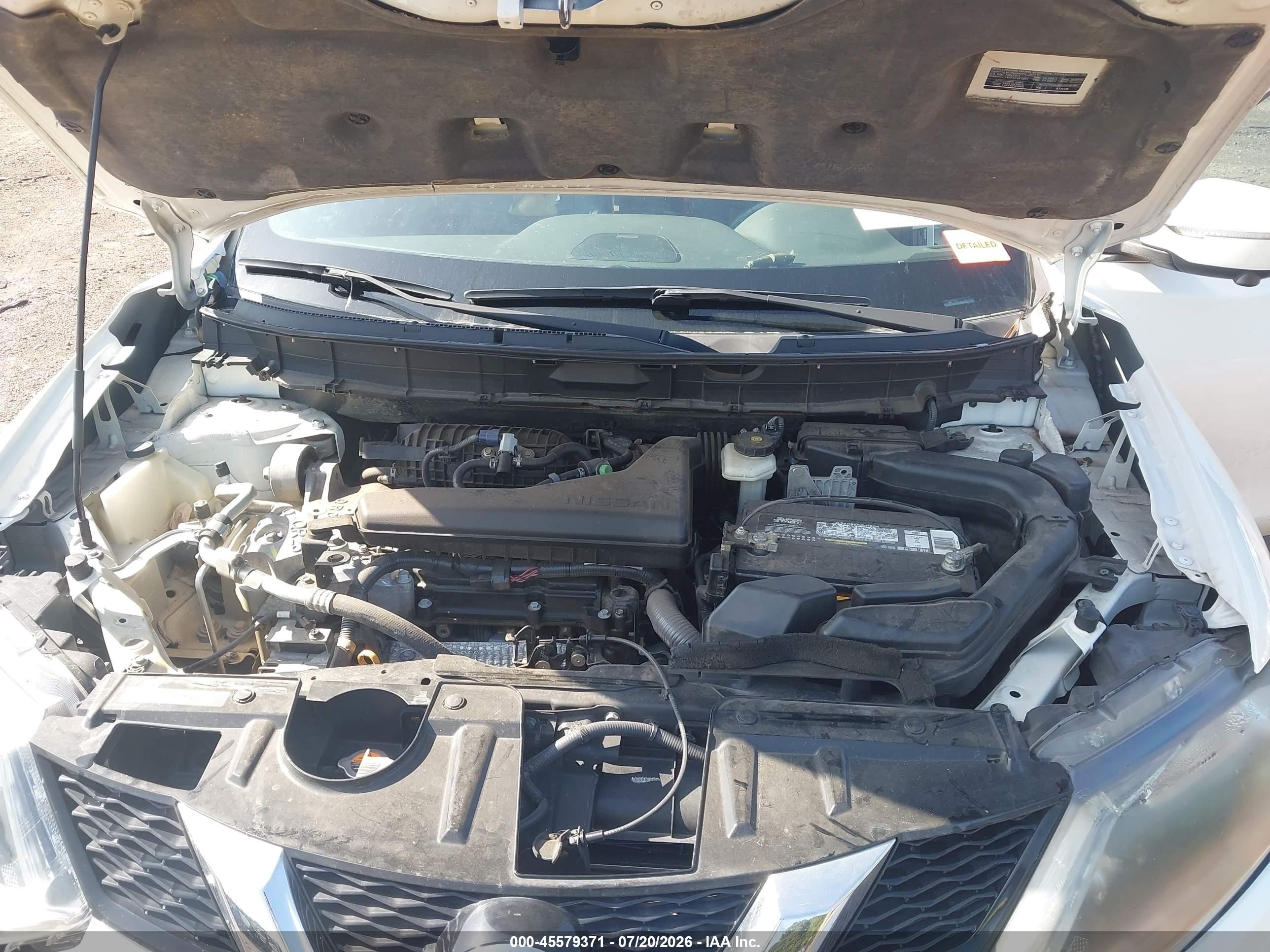 2015 Nissan Rogue Sl White vin: 5N1AT2MT8FC862302