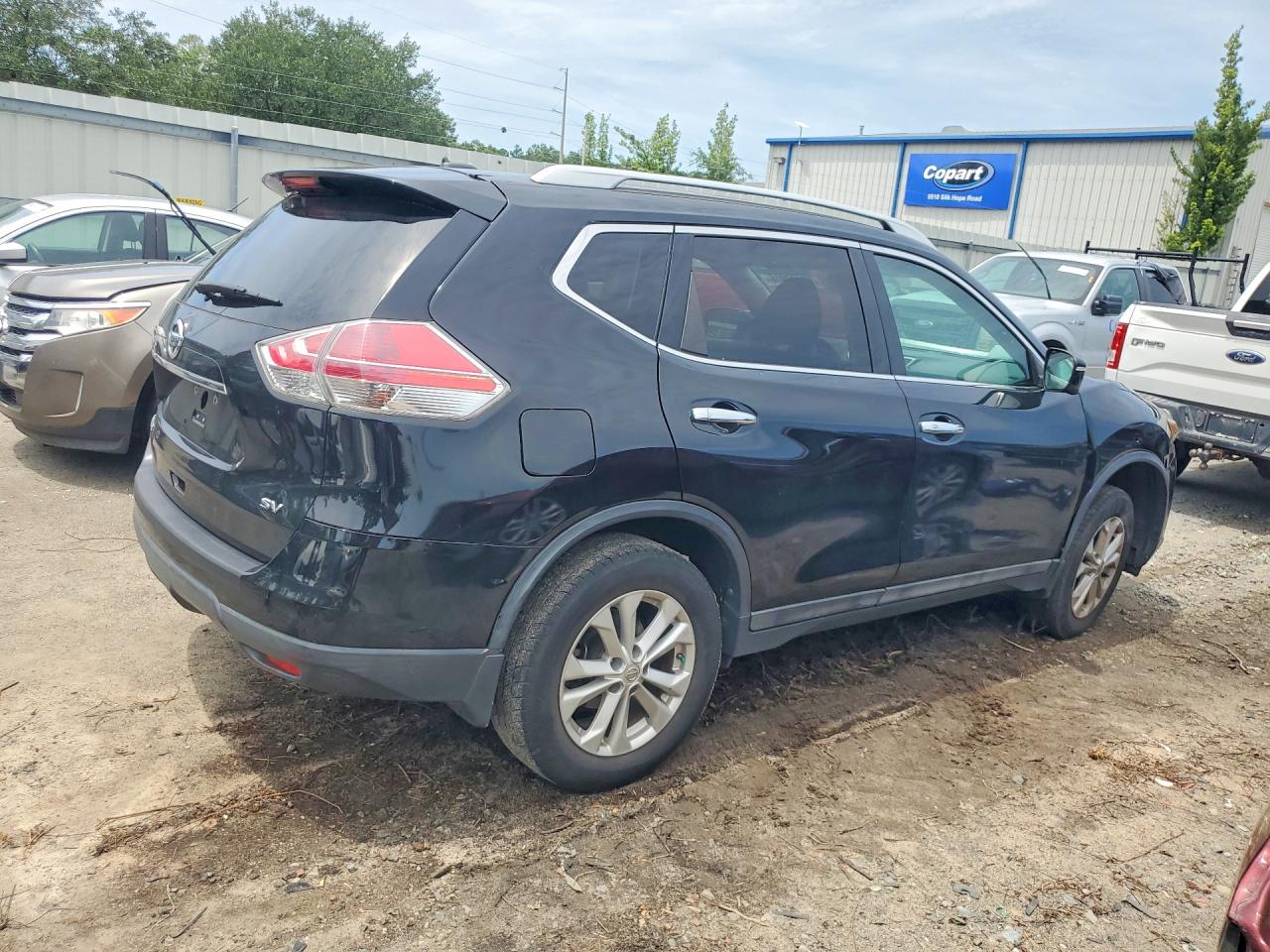 2015 Nissan Rogue Sv Black vin: 5N1AT2MT8FC869363