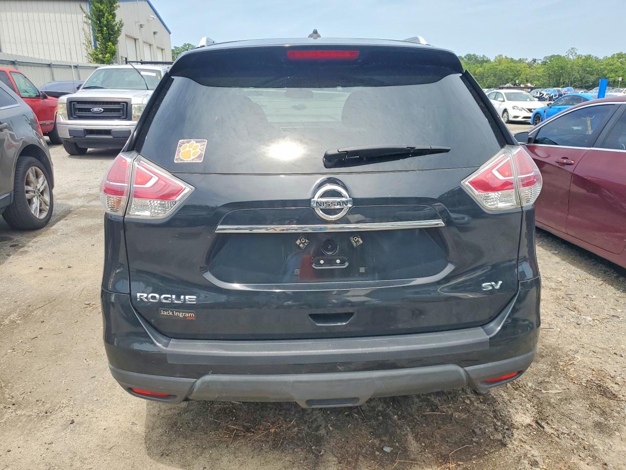 2015 Nissan Rogue Sv Black vin: 5N1AT2MT8FC869363