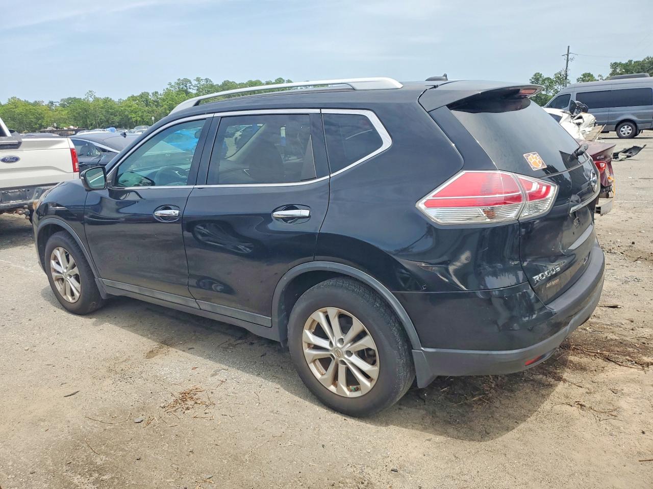 2015 Nissan Rogue Sv Black vin: 5N1AT2MT8FC869363