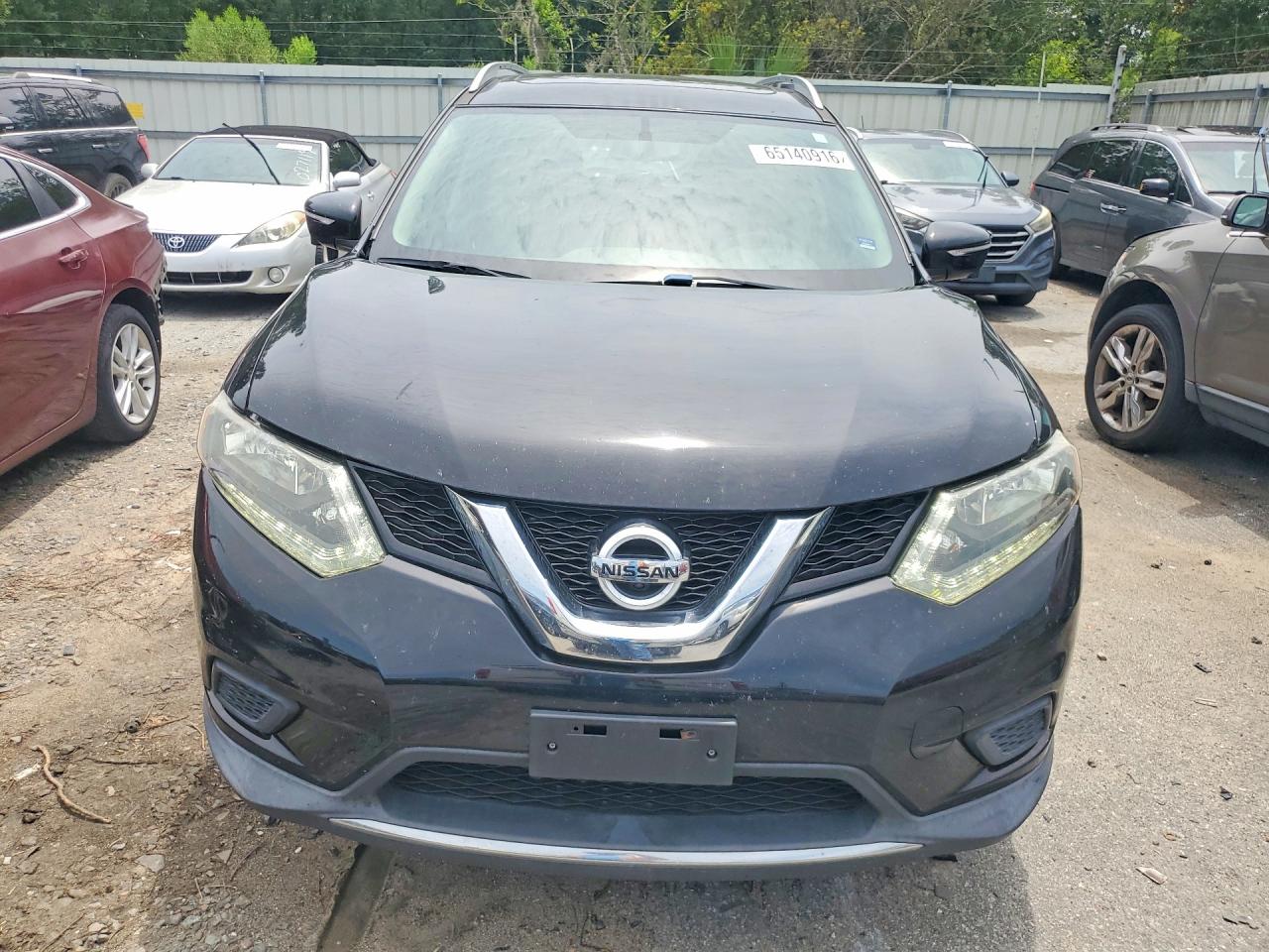 2015 Nissan Rogue Sv Black vin: 5N1AT2MT8FC869363