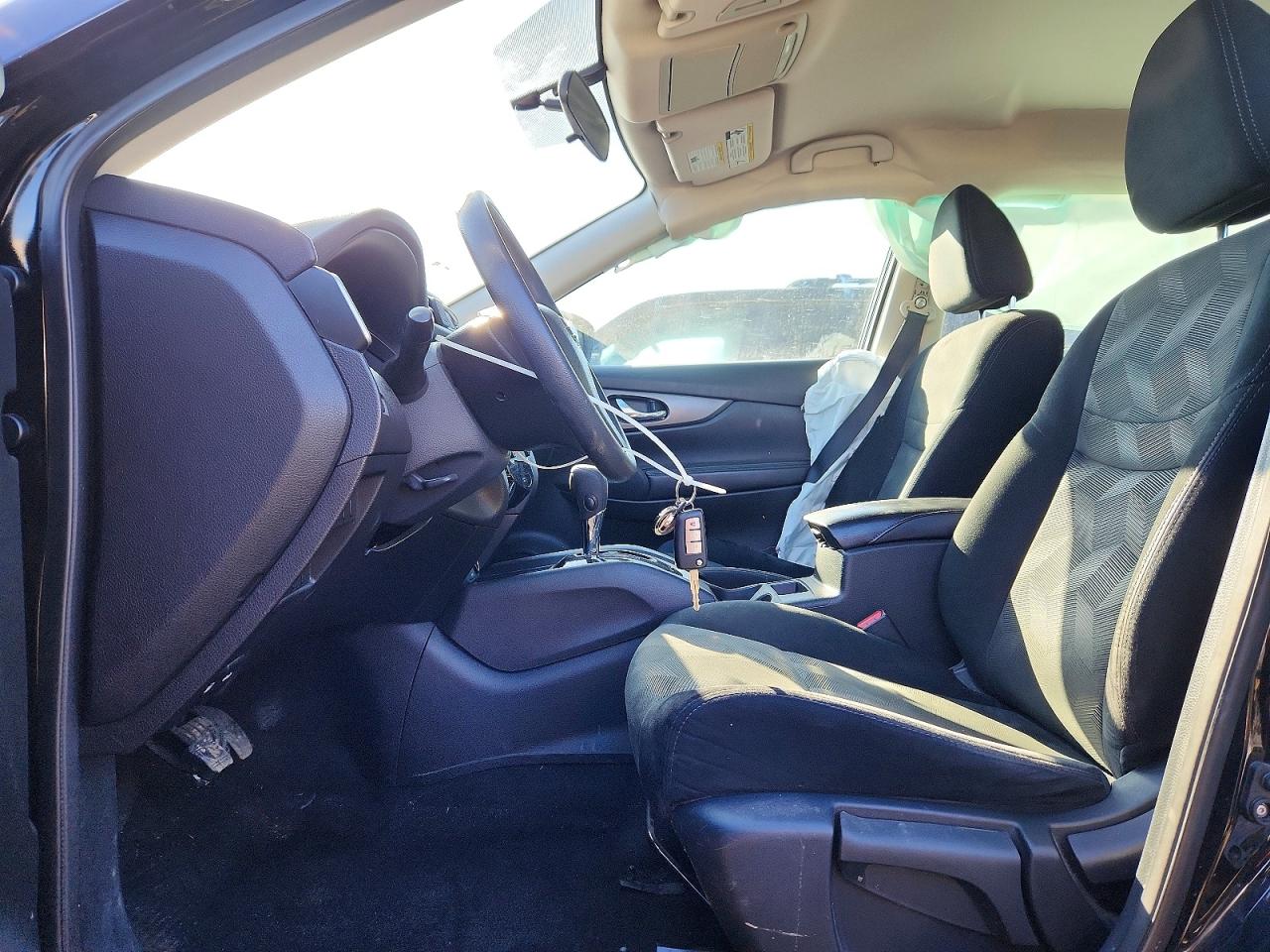 2015 Nissan Rogue Sv Black vin: 5N1AT2MT8FC876863
