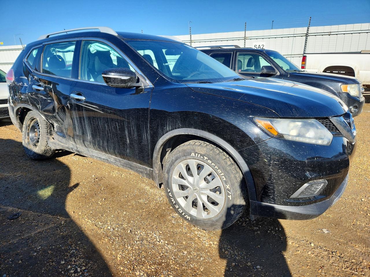2015 Nissan Rogue Sv Black vin: 5N1AT2MT8FC876863