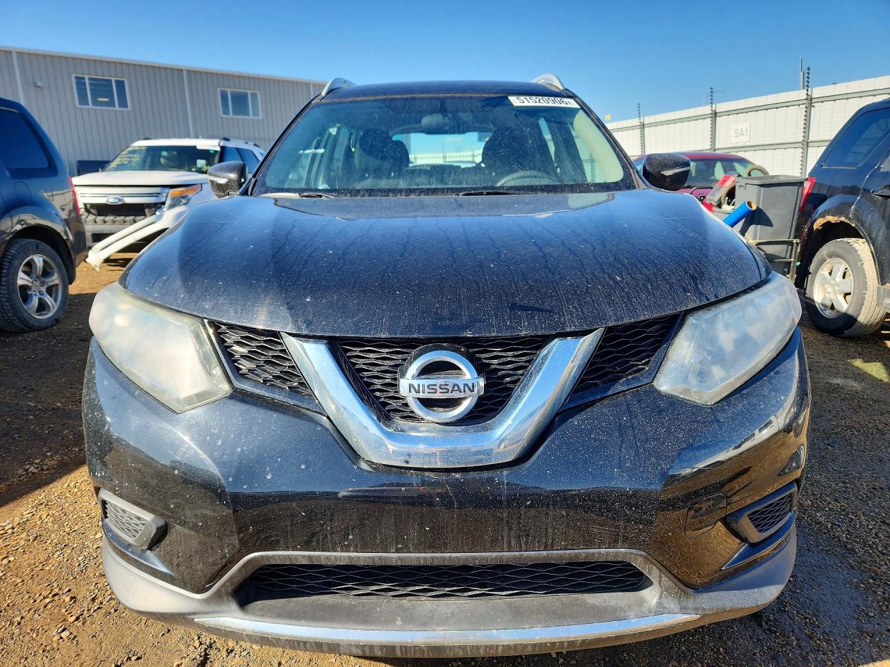 2015 Nissan Rogue Sv Black vin: 5N1AT2MT8FC876863