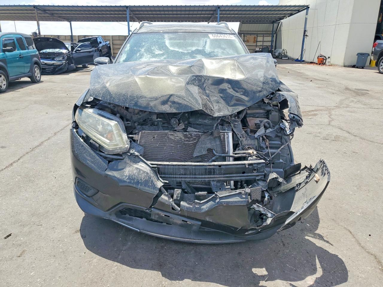 2015 Nissan Rogue Sv Brown vin: 5N1AT2MT8FC883943