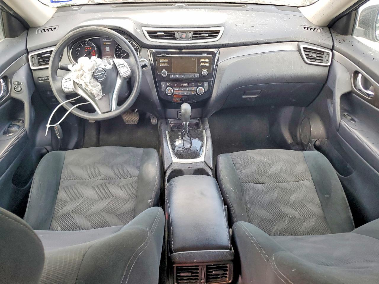 2015 Nissan Rogue Sv Brown vin: 5N1AT2MT8FC883943