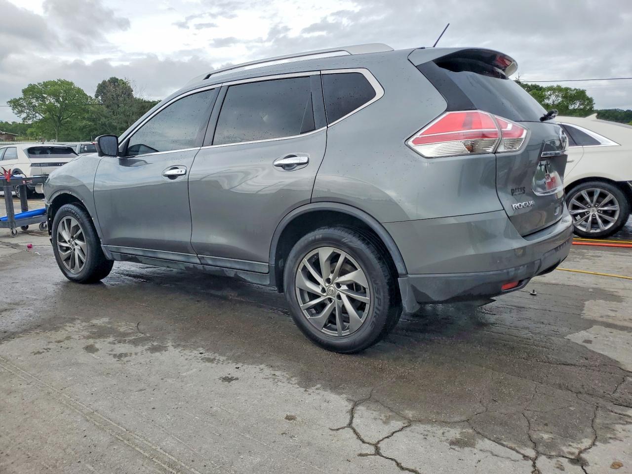 2015 Nissan Rogue Sl Gray vin: 5N1AT2MT8FC892545