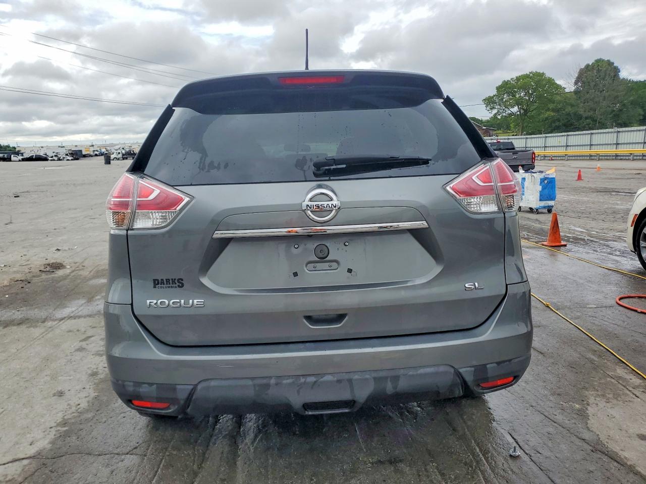 2015 Nissan Rogue Sl Gray vin: 5N1AT2MT8FC892545