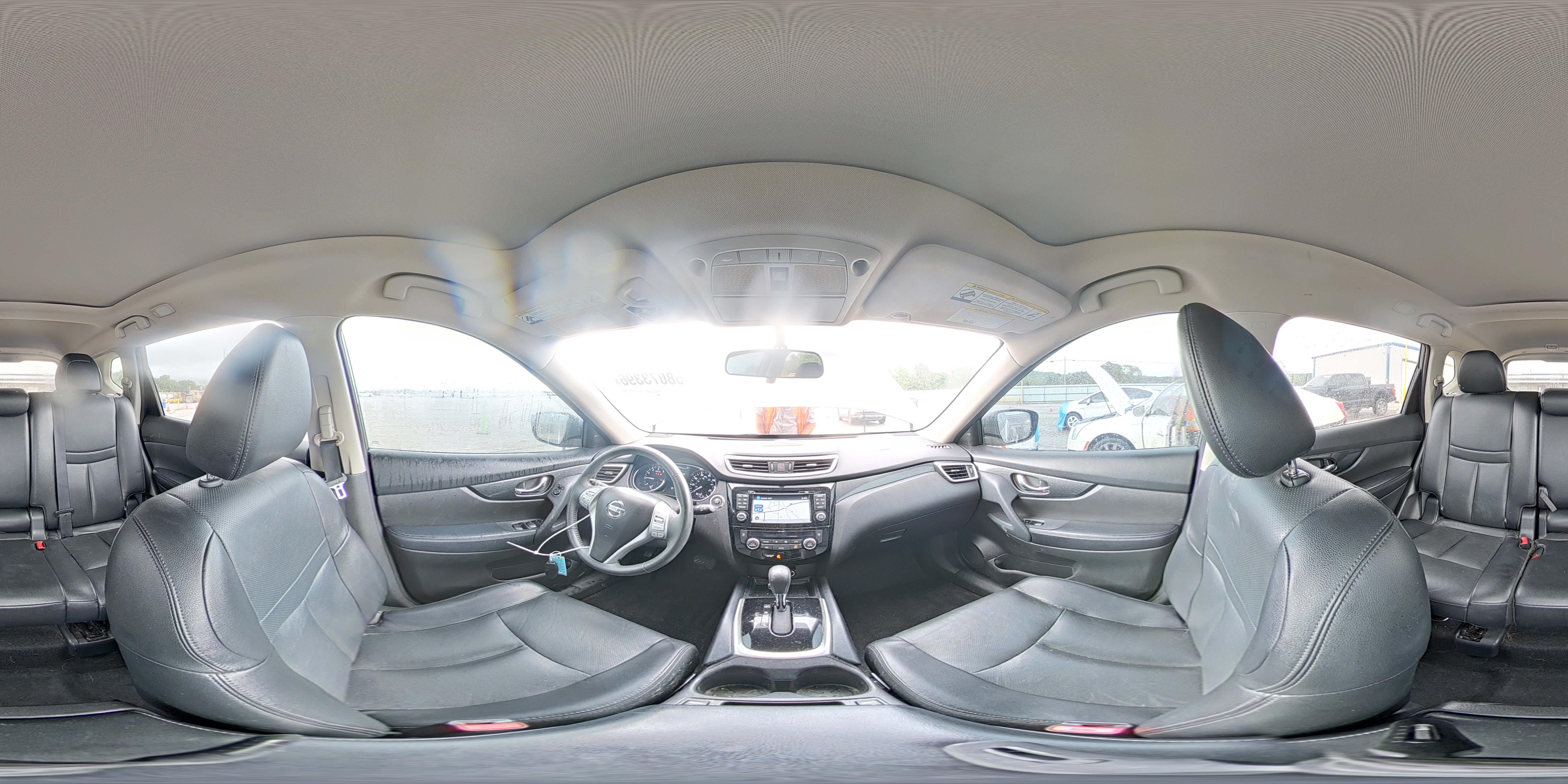 2015 Nissan Rogue Sl Gray vin: 5N1AT2MT8FC892545