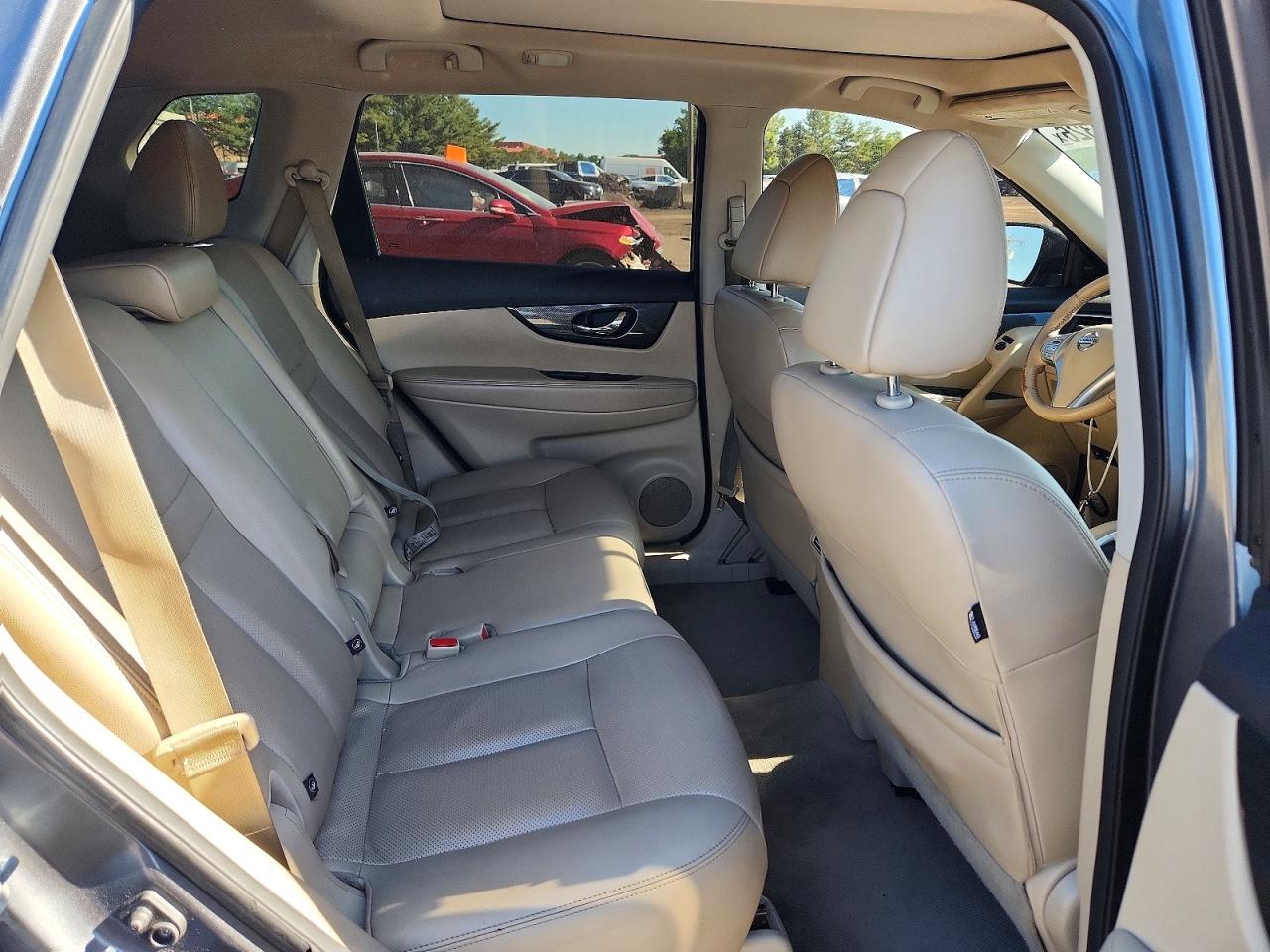 2015 Nissan Rogue Sl Gray vin: 5N1AT2MT8FC906217