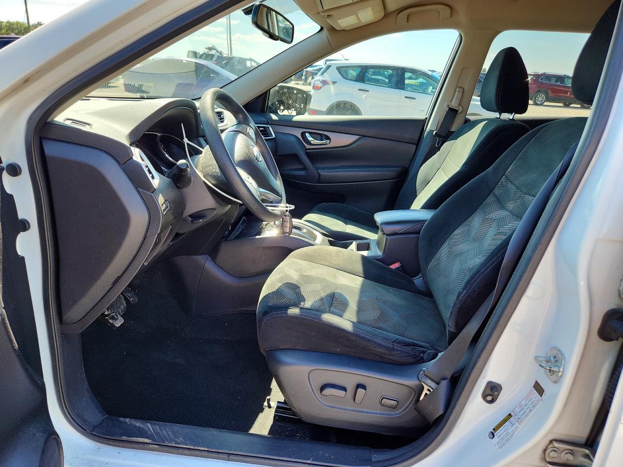 2015 Nissan Rogue Sv White vin: 5N1AT2MT8FC913376