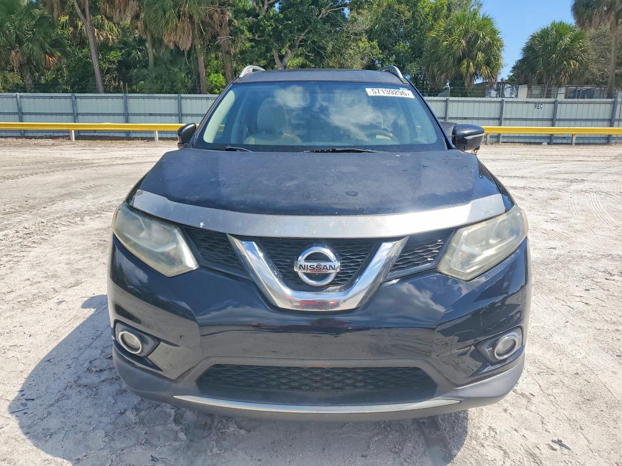 2015 Nissan Rogue Sl Черный vin: 5N1AT2MT8FC922949