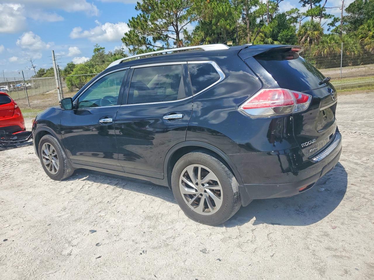 2015 Nissan Rogue Sl Черный vin: 5N1AT2MT8FC922949