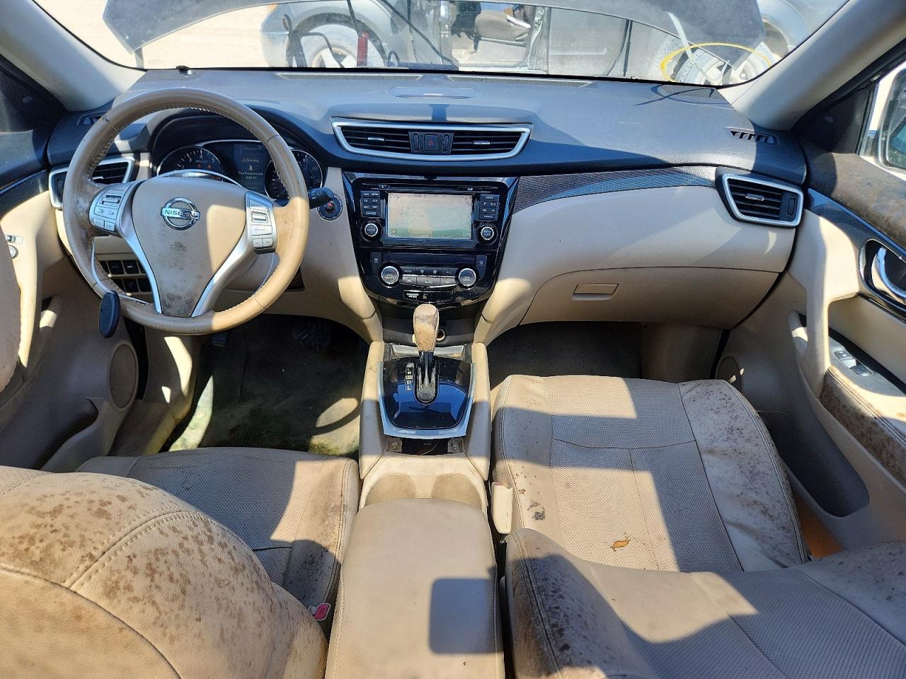 2015 Nissan Rogue Sl Черный vin: 5N1AT2MT8FC922949