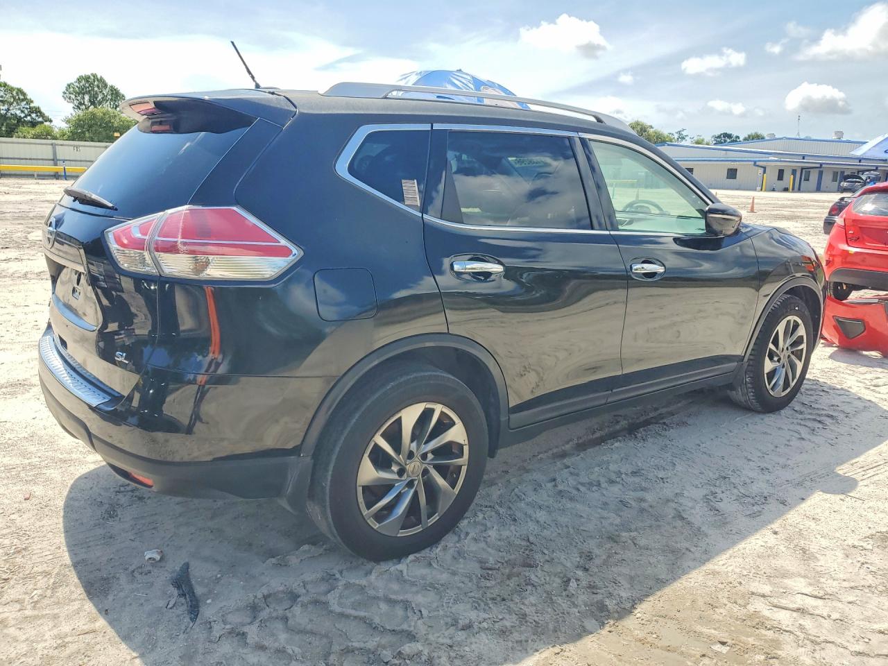 2015 Nissan Rogue Sl Черный vin: 5N1AT2MT8FC922949