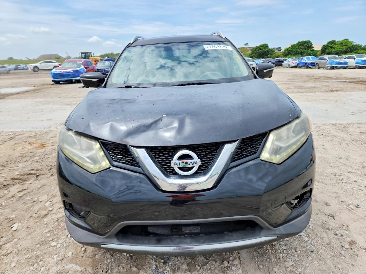 2015 Nissan Rogue Sl Черный vin: 5N1AT2MT8FC922949