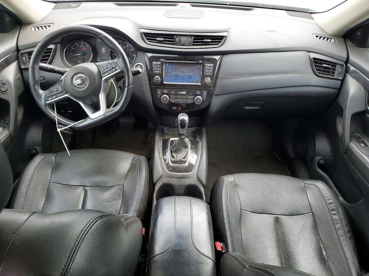2017 Nissan Rogue Sl Серебряный vin: 5N1AT2MT8HC761974