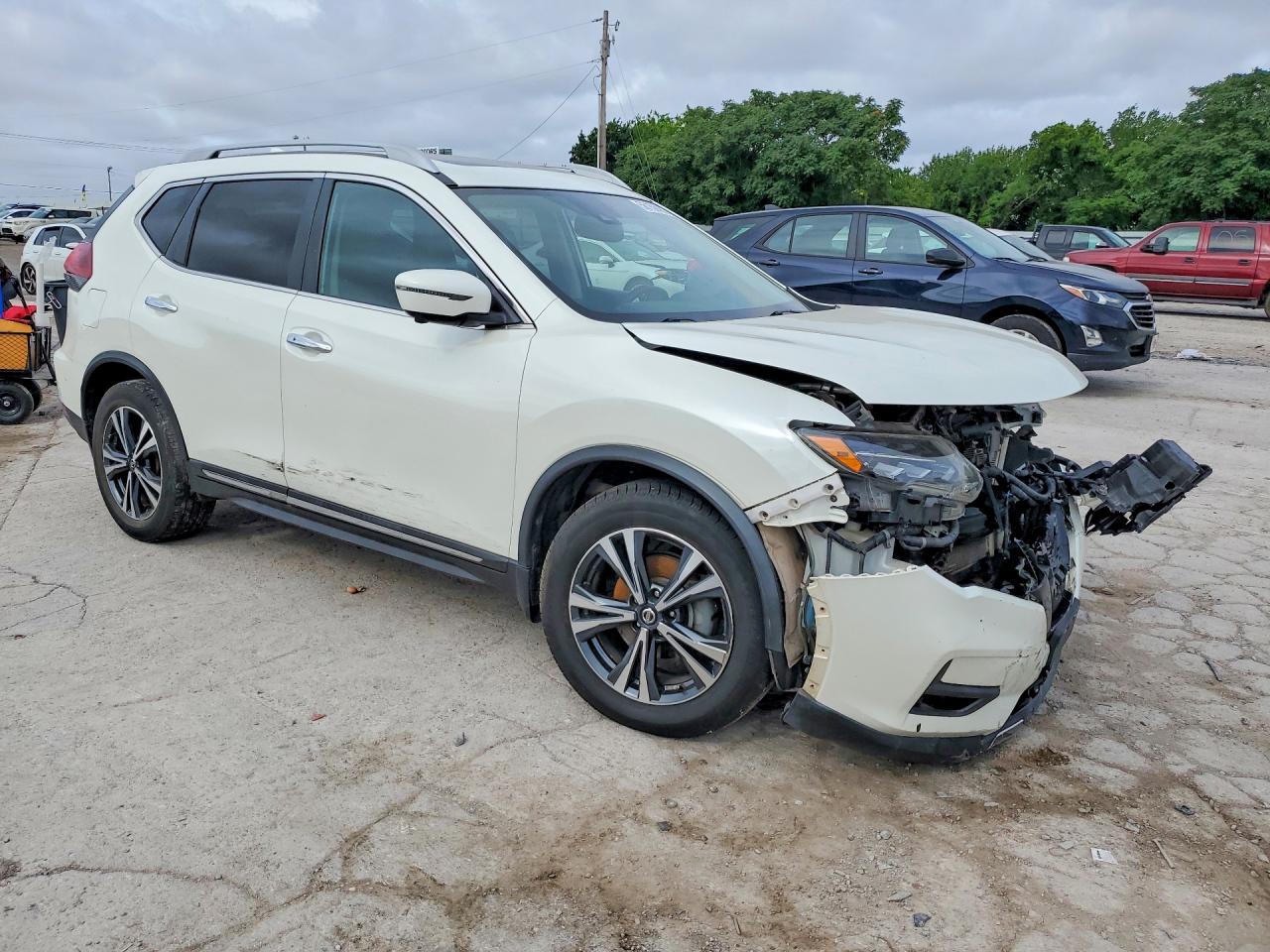 2018 Nissan Rogue Sl White vin: 5N1AT2MT8JC758787