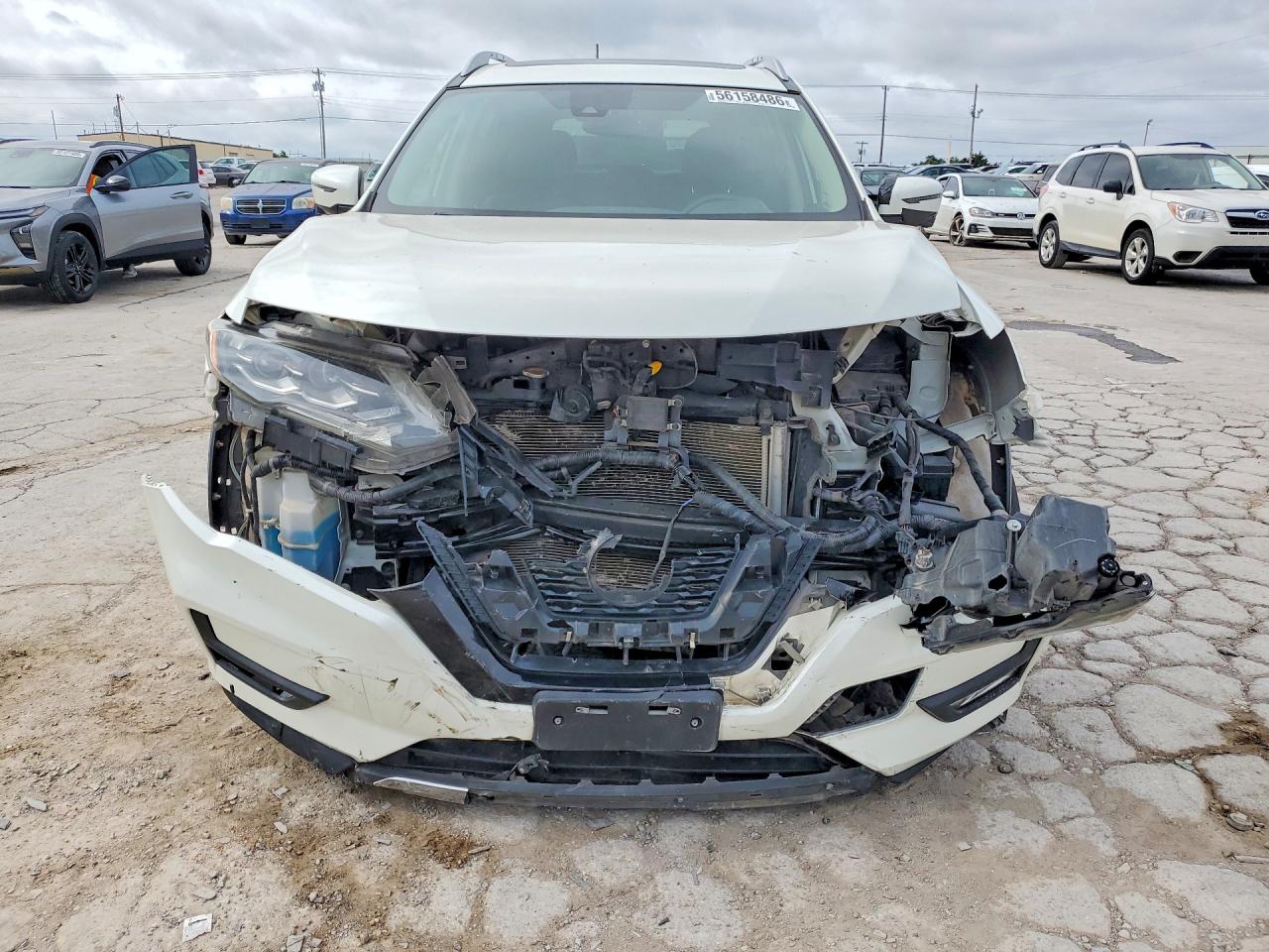 2018 Nissan Rogue Sl White vin: 5N1AT2MT8JC758787